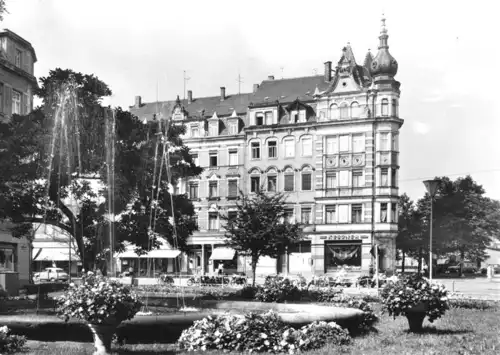 AK, Löbau, Partie am Karl-Marx-Platz, 1974