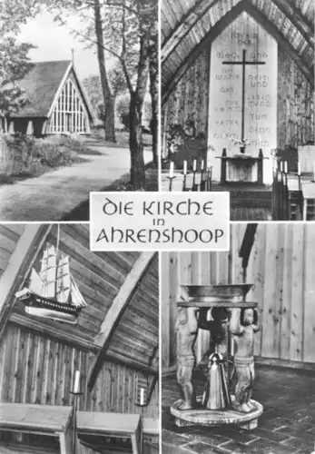 AK, Ostseebad Ahrenshoop, Kirche, vier Abb., 1977