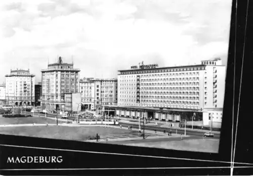 AK, Magdeburg, Otto-von-Guericke-Str., 1966