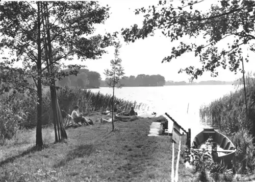 AK, Klein Köris, Am Klein-Köriser See, Boote, 1970