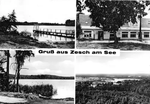 AK, Zesch, Kr. Zossen, vier Abb., 1970