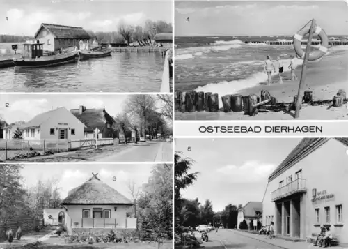 AK, Ostseebad Dierhagen, fünf Abb., 1978