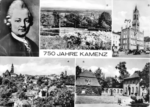 AK, 750 Jahre Kamenz, fünf Abb., 1975