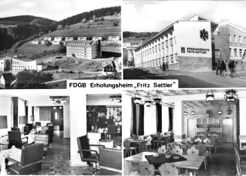 AK, Fehrenbach Thür., FDGB-Heim "Fritz Sattler", 1982