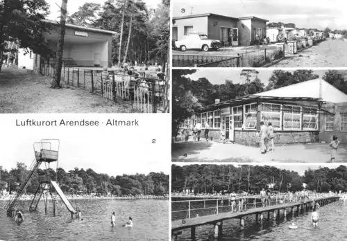 AK, Arendsee Altmark, fünf Abb., 1981