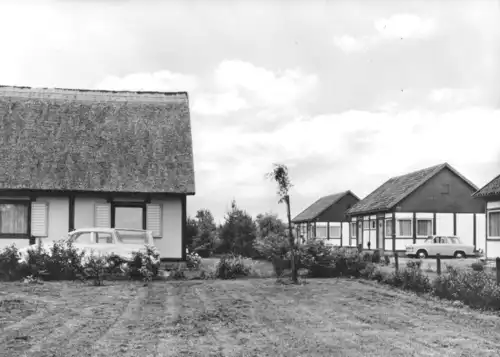 AK, Ostseebad Zingst, Bungalowdorf, 1968