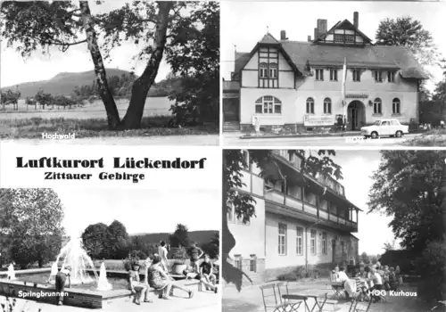 AK, Luftkurort Lückendorf Zittauer Geb., vier Abb., 1980