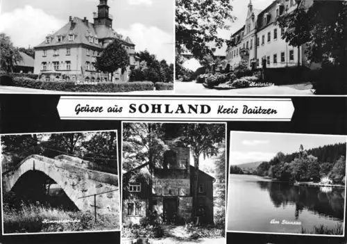 AK, Sohland Kr. Bautzen, fünf Abb., gestaltet, 1966