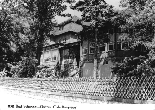 AK, Bad Schandau - Ostrau, Café Berghaus, 1974