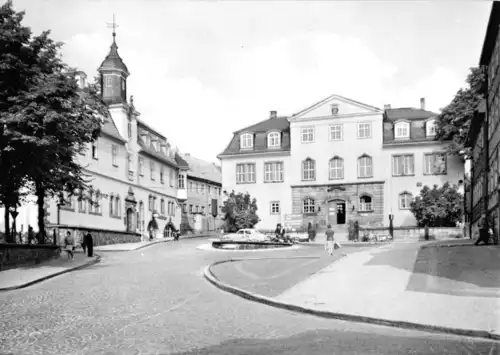 AK, Ilmenau, Rathaus und Schloß, 1972