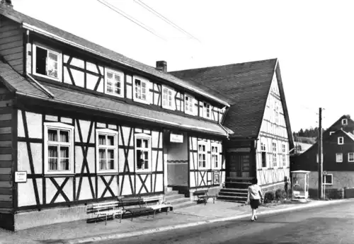 AK, Heubach Kr. Hildburghausen, Gasthaus "Zur Erholung", 1981