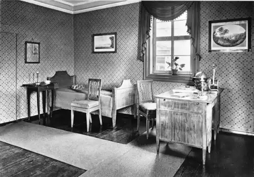 AK, Weimar, Schillerhaus, Arbeits- und Sterbezimmer, 1961