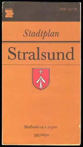 Stadtplan, Stralsund, 1983/84