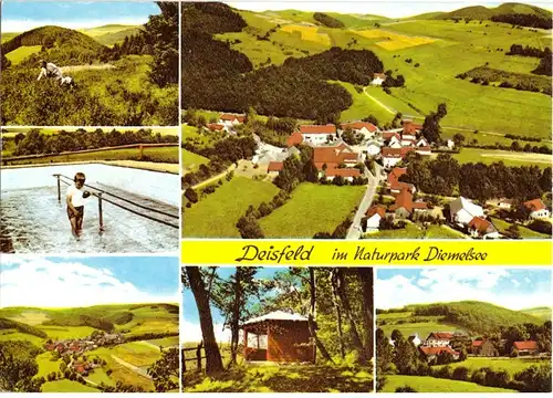 AK, Deisfeld im Naturpark Diemelsee, fünf Abb., um 1980