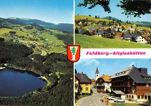 AK, Feldberg - Altglashütten, drei Abb., 1987