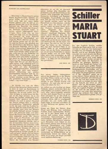 Theaterprogramm, Deutsches Theater Berlin, Fr. Schiller, Maria Stuart, 1981