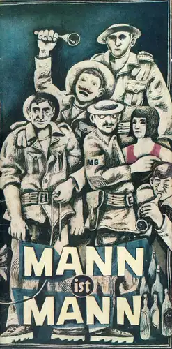 Theaterprogramm, Berliner Ensemble, Mann ist Mann, 1967