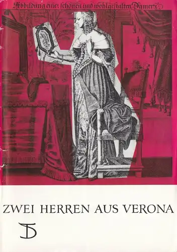 Theaterprogramm, Deutsches Theater Berlin, Zwei Herren aus Verona, 1963