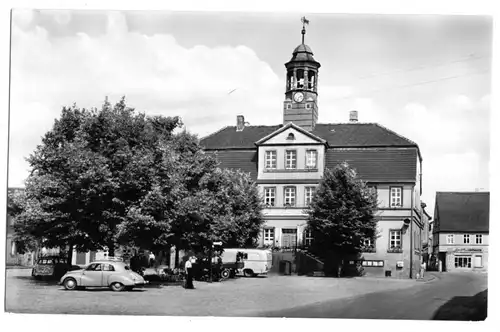 AK, Bad Düben Mulde, Rathaus, 1962