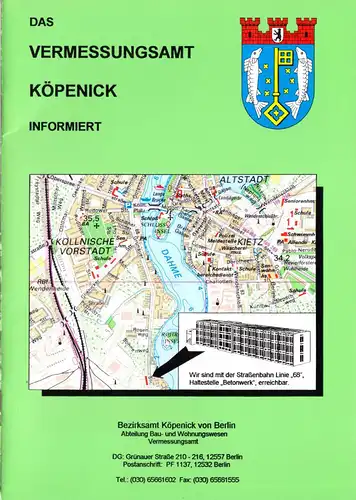 Das Vermessungsamt [Berlin] Köpenick informiert, 1994