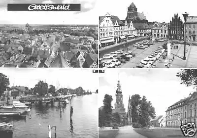 AK, Greifswald, vier Abb., 1976