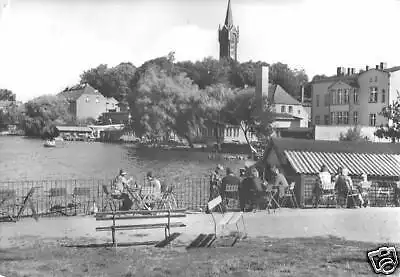 AK, Feldberg Meckl., Teilansicht mit Haussee, 1981