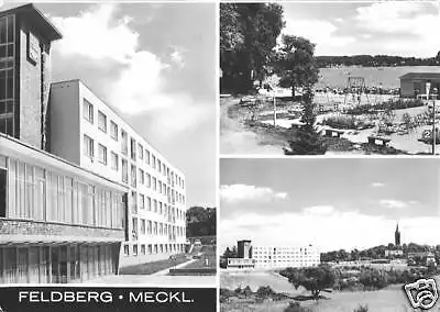 AK, Feldberg, FDGB-Erholungsheim, drei Abb., 1971