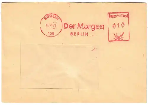 AFS, Der Morgen, Berlin [Verlag], o Berlin, 108, 19.5.71
