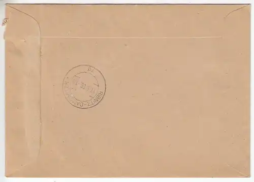 ZKD-Brief, VEB (B) Wohnungsbaukombinat, 15 Potsdam, o Potsdam, 16.9.66