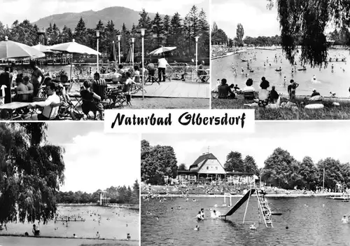 AK, Olbersdorf Kr. Zittau, Naturbad, vier Abb., 1978