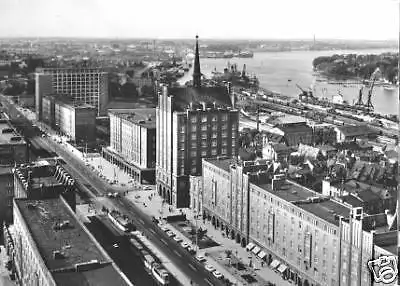 AK, Rostock, Blick in die Lange Str., 1980