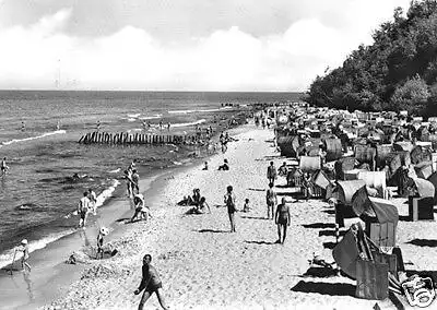 AK, Sellin Rügen, Am Strand, 1971