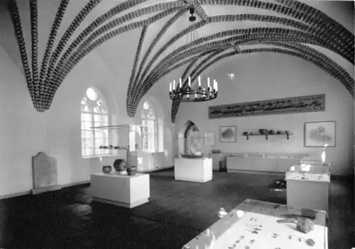 AK, Stralsund, Kulturhist. Museum, Innenansicht, 1965
