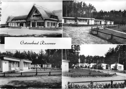 AK, Ostseebad Koserow, vier Abb., Forstferienobjekt