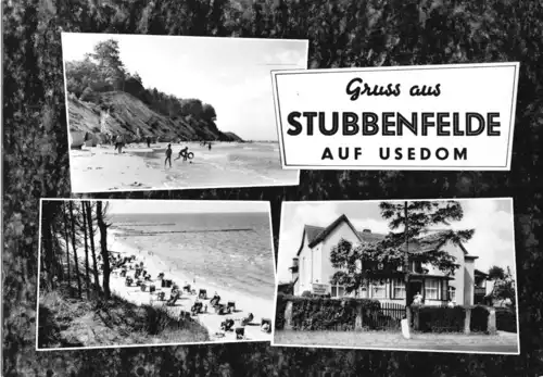 AK, Loddin a. Usedom, OT Stubbenfelde, drei Abb., 1964