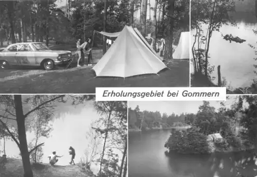 AK, Erholungsgebiet bei Gommern, vier Abb., 1984