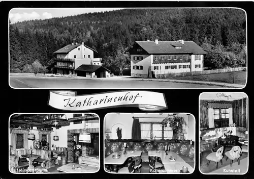 AK, Treffelstein Bay. Wald, Katharinenhof, vier Abb., gestaltet, um 1970