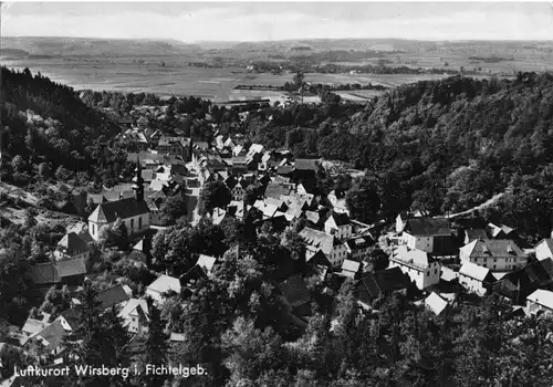 AK, Wirsberg Fichtelgeb., Gesamtansicht, um 1970