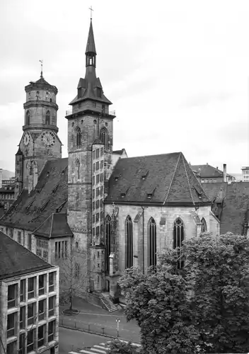 AK, Stuttgart, Stiftskirche, um 1965