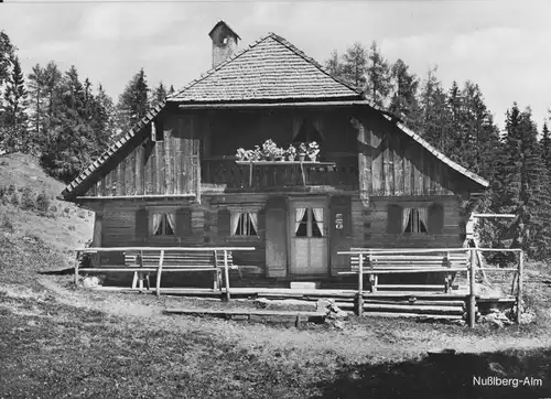 AK, Kiefersfelden, Nußlbergalm, um 1970