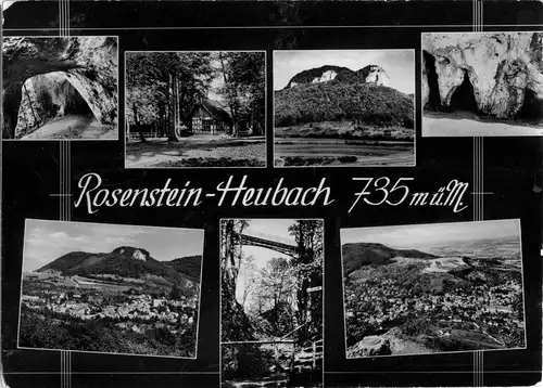 AK, Rosenstein-Heubach, sieben Abb., gestaltet, um 1983