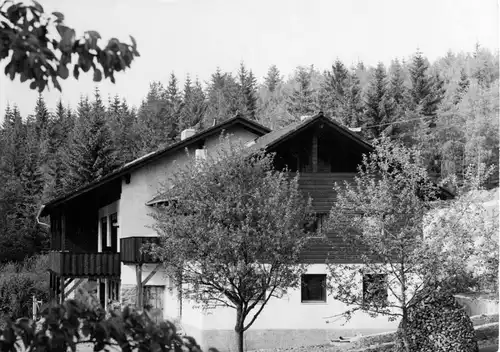 AK, Drachselried Bayer. Wald, Haus am Wald, um 1970