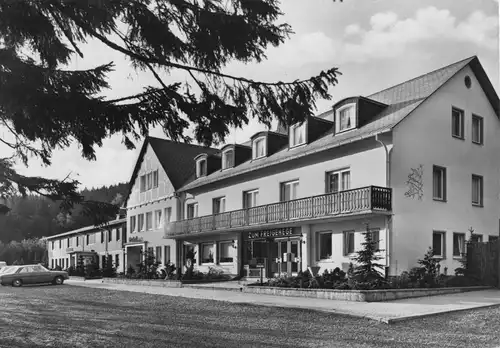 AK, Rinsecke über Altenhudem Hochsauerland, Waldhausrestaurant, um 1970