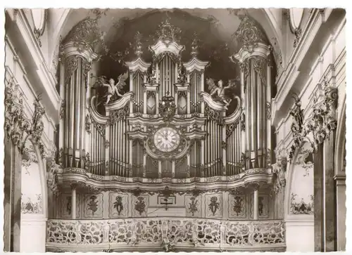 AK, Amorbach Odw., Abteikirche, Barock-Orgel, um 1970