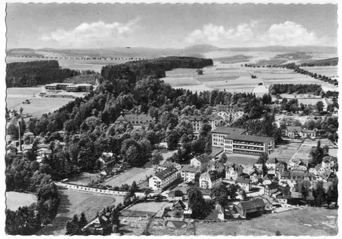 AK, Bad Steben Ofr., Luftbildansicht, 1961