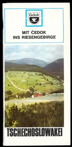 tour. Broschüre, Mit Cedok ins Riesengebirge, 1976
