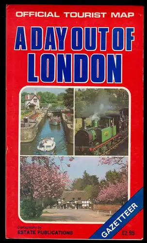 Verkehrskarte, Londoner Umland, um 1998