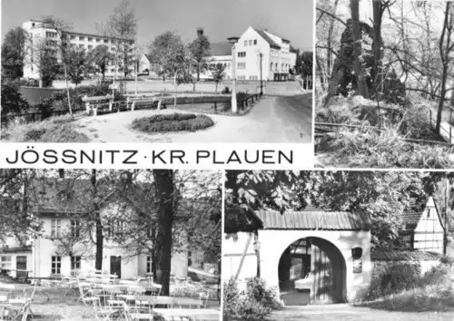 AK, Jössnitz Kr. Plauen, vier Abb., 1983