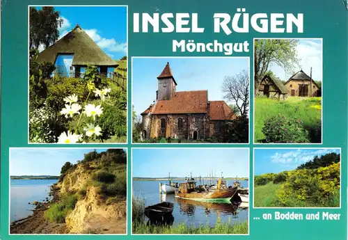 AK, Insel Rügen, Mönchgut, sechs Abb., 1996