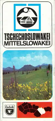 tour. Broschüre, Tschechoslowakei, Mit Cedok in die Mittelslowakei, um 1974